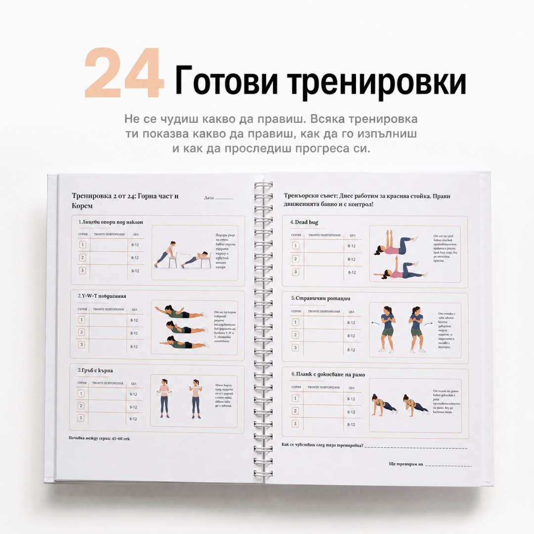 Стъпка по стъпка — тренировъчен планер